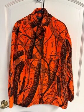 Winchester Blaze Orange Camo Lightweight Fleece Jacket